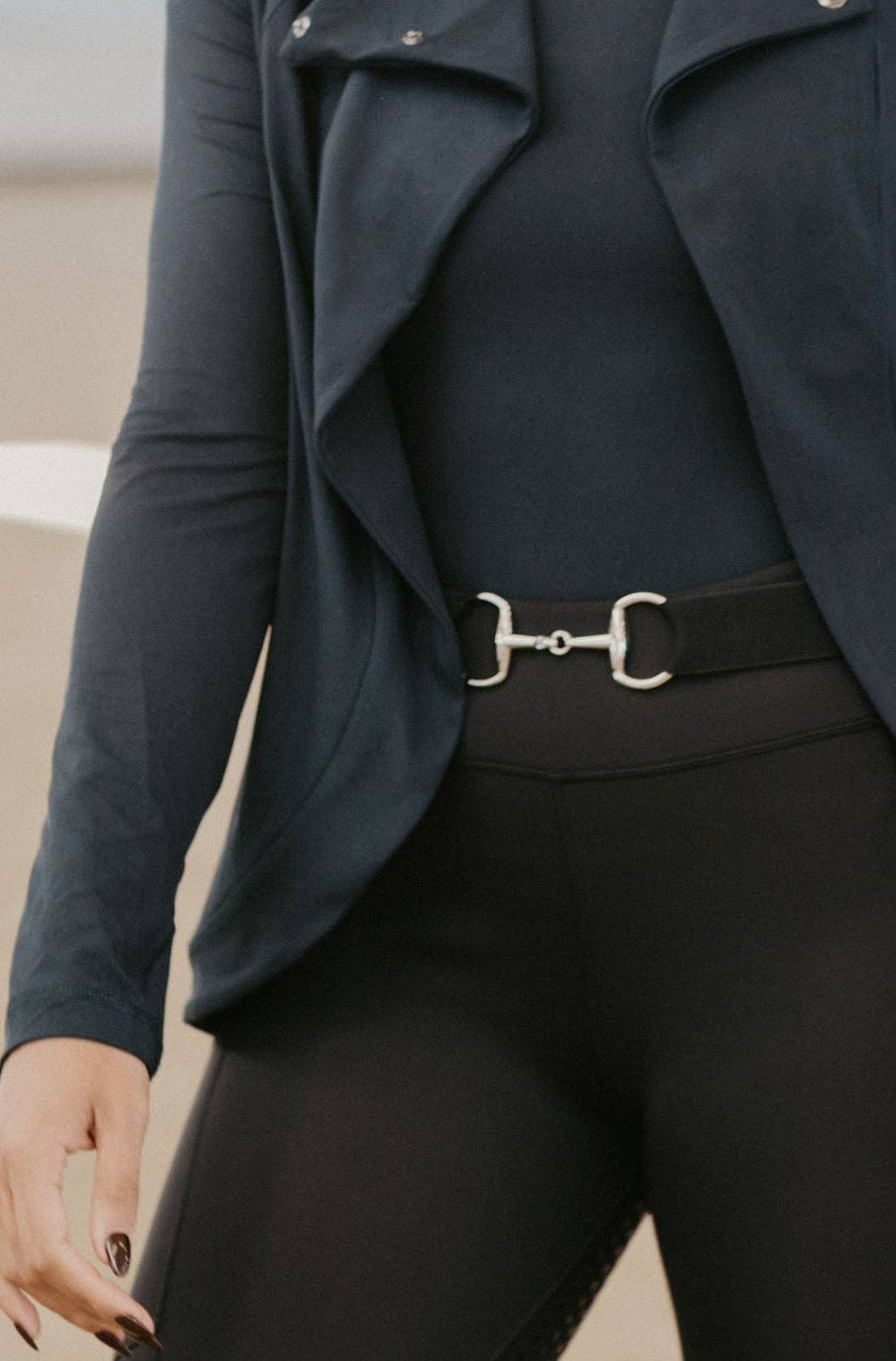 Equestrian Elastic Snaffle Bit Belt