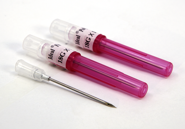 IDEAL® Neogen Hypodermic Poly Hard Disposable Needle 18 G