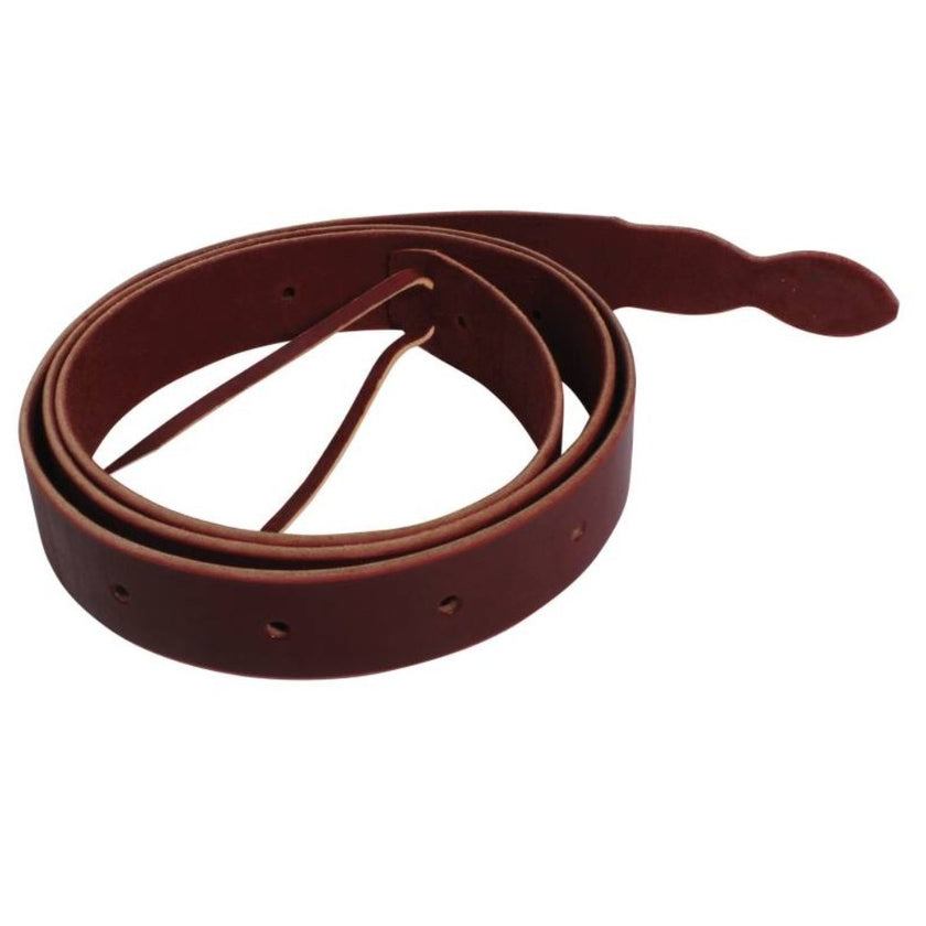 Professional's Choice Latigo and Harness Leather Cinch Tie Straps in burgundy