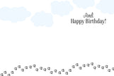 Horse Birthday Card: Happy Trails