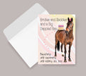 Horse Birthday Card: Bridles & Saddles DB