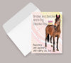 Horse Birthday Card: Bridles & Saddles DB