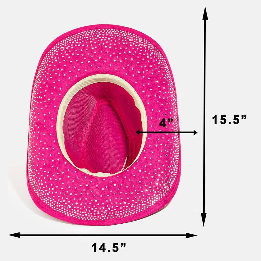 Western Studded Pattern Cowboy Hat