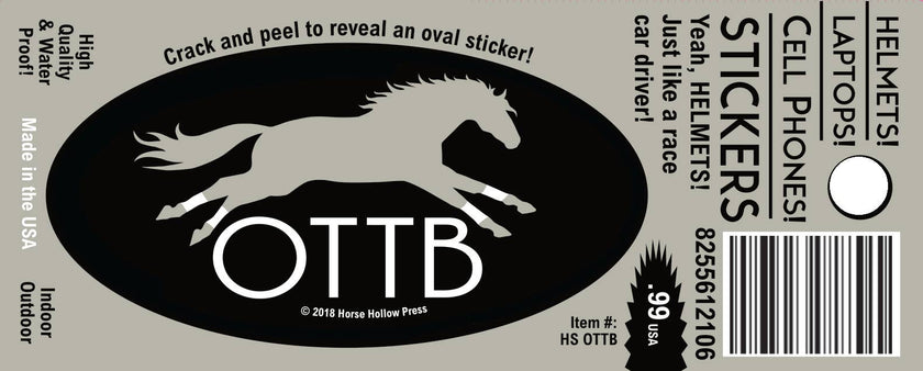Horse Sticker: OTTB