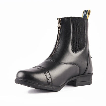 Moretta Clio Paddock Boots black inner side detail