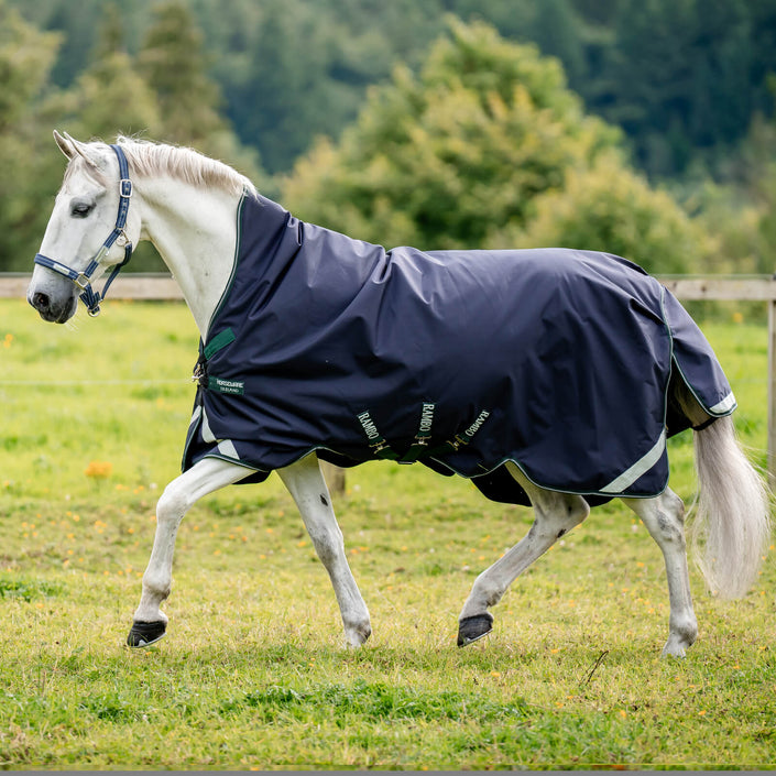 Horseware® Rambo® Wug 0g full view on horse