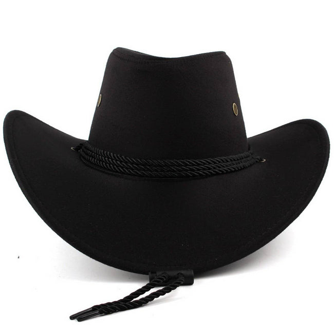ACCITY - Simple Casual Cowboy Hat Black