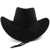ACCITY - Simple Casual Cowboy Hat Black