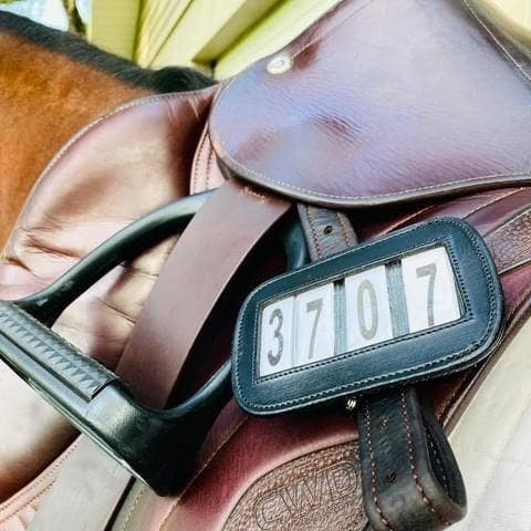 ACE Equestrian PRO4MANCE ID color Black shown on saddle