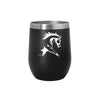 AWST Int'l 12 oz Stainless Steel Wine Tumbler W/ Slide Top Lila Black