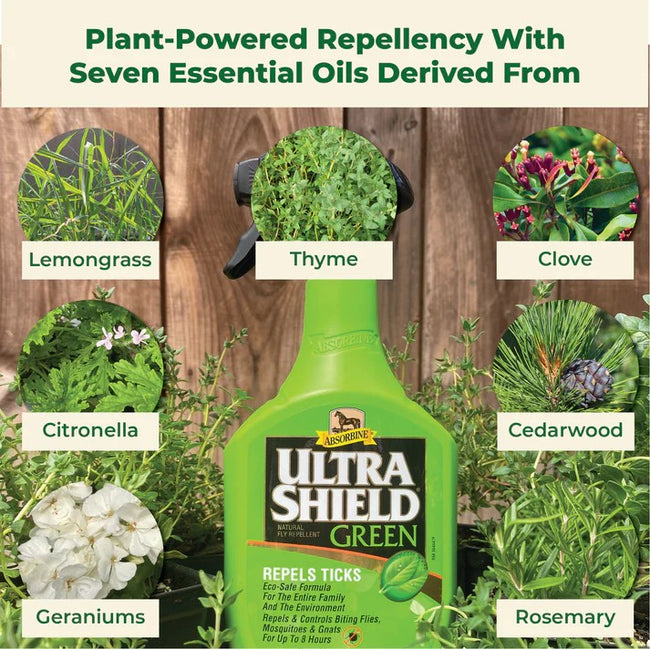 Absorbine® UltraShield® Green Natural Fly Repellent Spray 32 oz 
