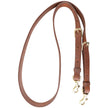 Adjustable Flat Barrel Rein Buckle and Keeper Snap Ends