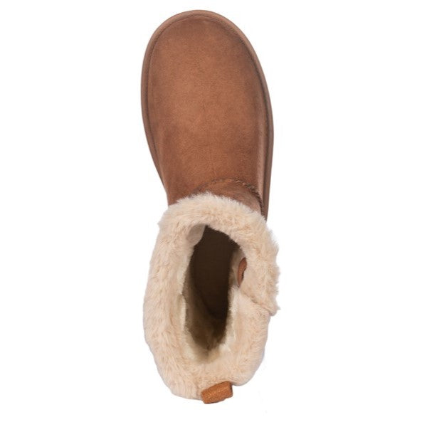 HKM Davos Legolin All-Weather Boots Top View Camel Color