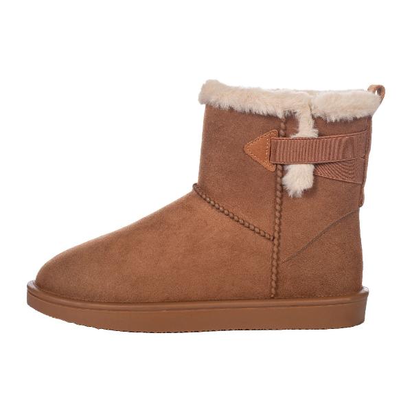 HKM Davos Legolin All-Weather Boots Side View Camel Color