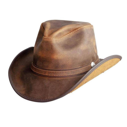 American Hat Makers Cyclone - Leather Cowboy Hat