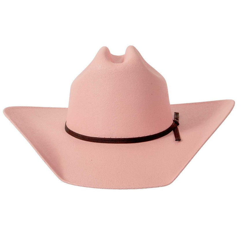 American Hat Makers Pioneer Canvas Cotton Western Cowboy Hat  Pink2