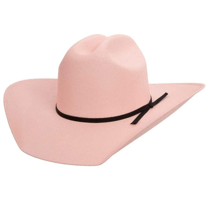 American Hat Makers Pioneer Canvas Cotton Western Cowboy Hat  Pink