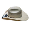 American Hat Makers Roughstock - Straw Cowboy Hat Cream color Side View