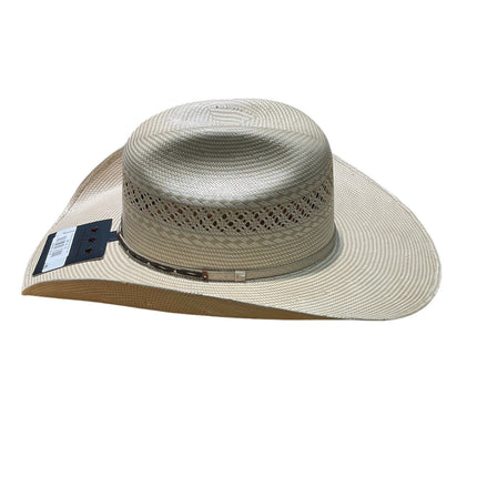 American Hat Makers Roughstock - Straw Cowboy Hat Cream color Side View