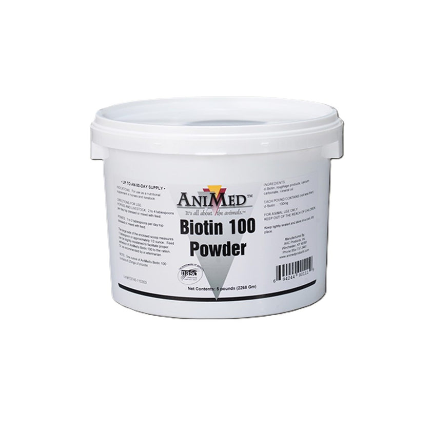AniMed Biotin 100 Powder 5 lb