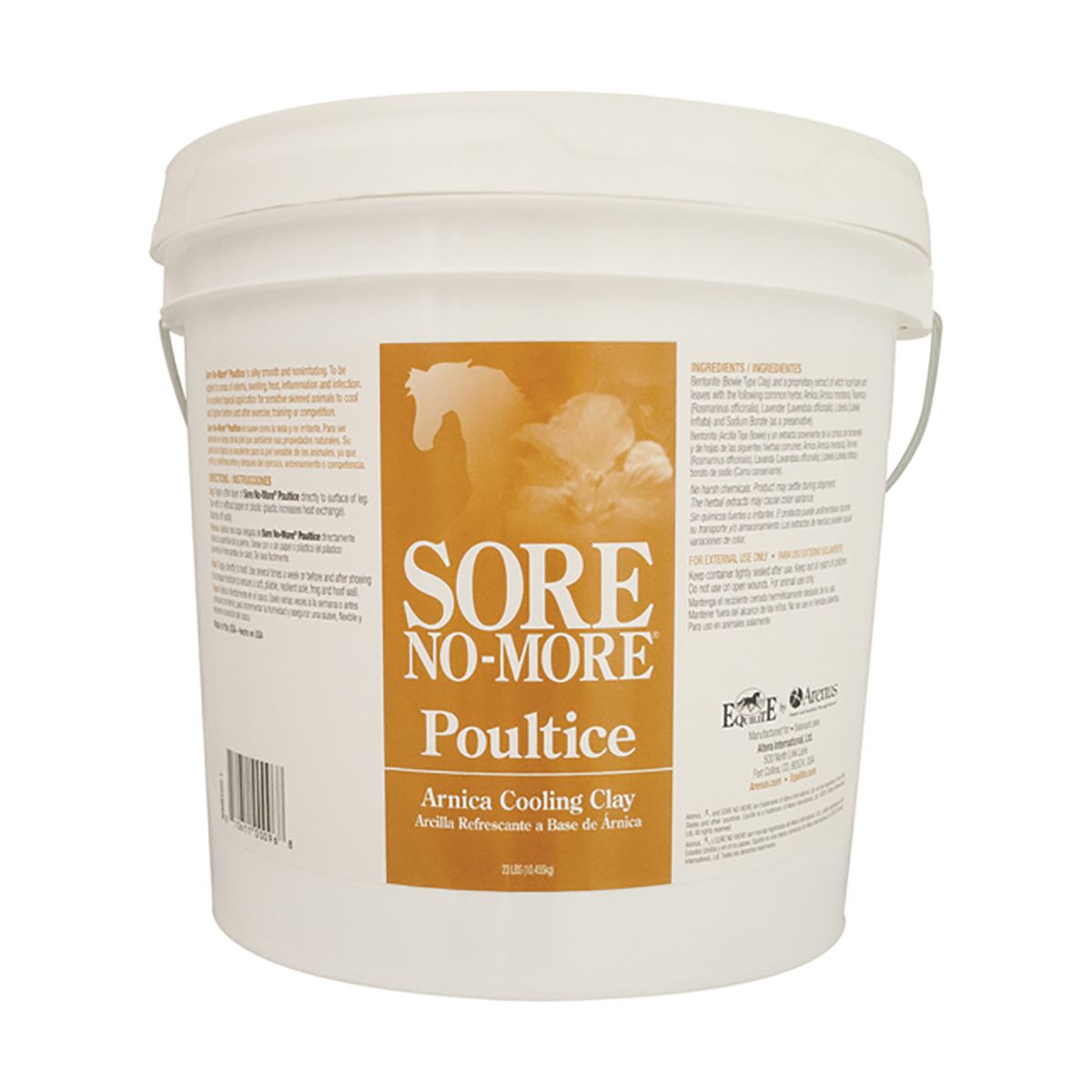 Arenus® Sore No-More® Classic Poultice in a 23 pound plastic tub