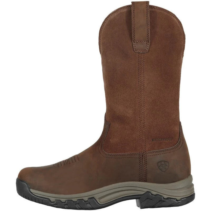 Ariat Women's Terrain Pull On Waterproof Boot Brown full view 