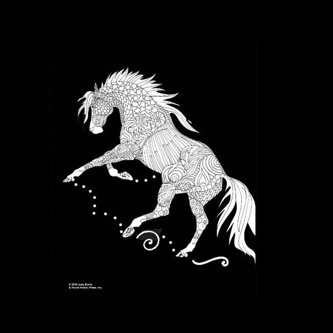 Art Coloring Kit Horse Drawings w/ Pencils