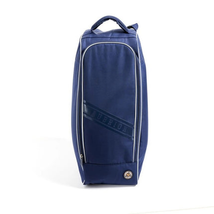 Navy Blue Aubrion Tall Boot Bag