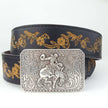 Axesoria_West_-_Silver_Rodeo_Buckle_with_Vintage_floral_tooled_belt_tan full view