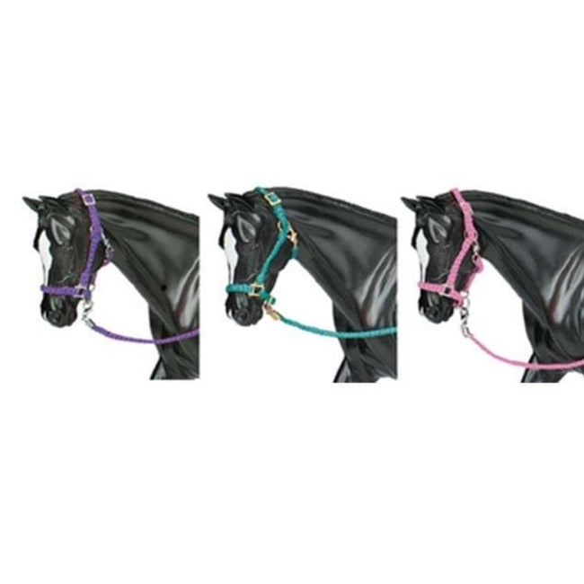 BREYER Hot Colored Nylon Halters - 3 Piece Assortment