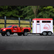 BREYER Traditional Series Two-Horse Trailer Shown with Truck