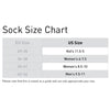 B Vertigo Iben High Riding Socks Size Guide