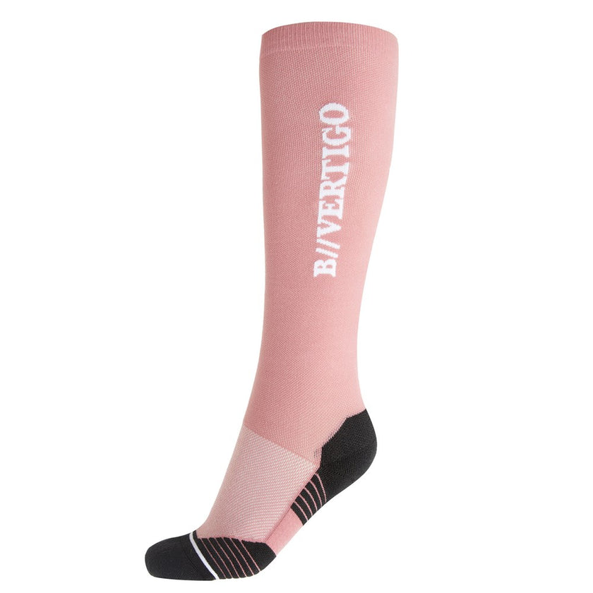 B Vertigo Compression Knee Socks Old Rose