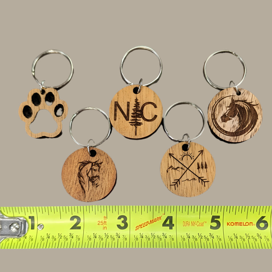 Back Forty Designs Wood Keychain1