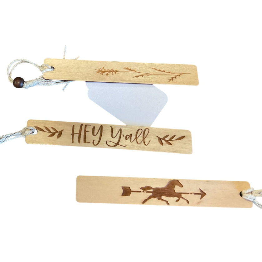 Back Forty Designs Wooden Bookmarks Assorted