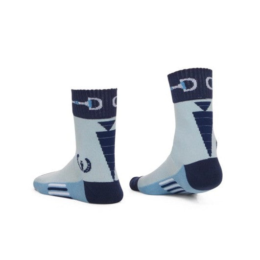 Kerrits Band of Bits Paddock Boot Socks skyline color back/ side view