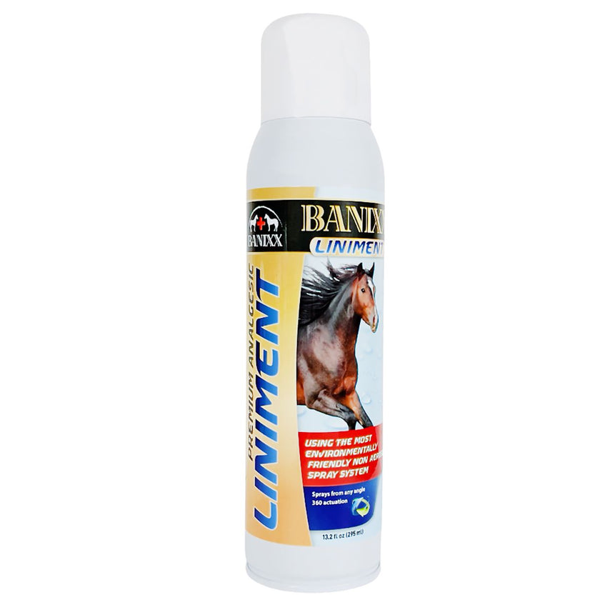 BANIX LINIMENT spray bottle for horses 