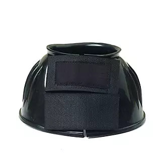 Basic PVC Ribbed Bell Boots Black