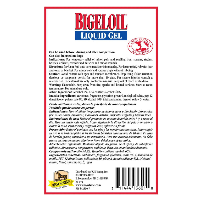 Absorbine® Bigeloil® Liquid Gel Liniment - 14oz