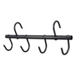 Tough1® Portable 4-Hook Tack Rack in Black