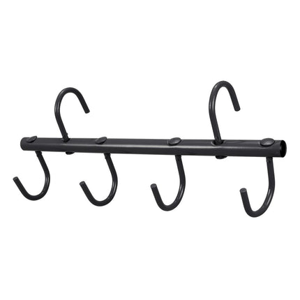 Tough1® Portable 4-Hook Tack Rack in Black