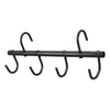 Tough1® Portable 4-Hook Tack Rack in Black
