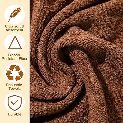 Microfiber Towels - Bleach Proof, Lint Free, Quality Towels