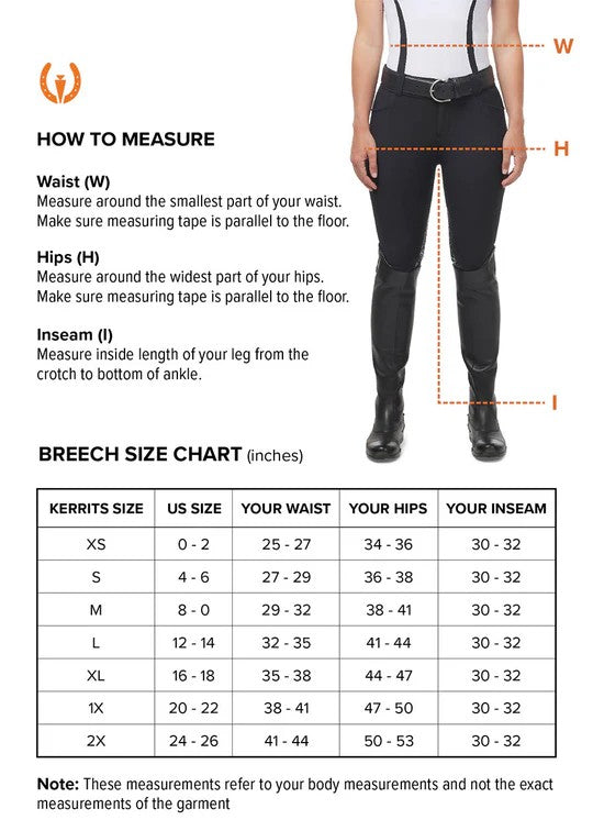 Breech Size Chart How to measure