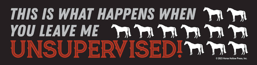 Bumper Sticker: This is what happens...