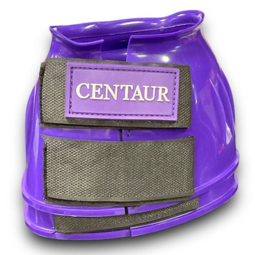 CENTAUR® PVC Ribbed Double Hook and Loop Bell Boots Purple