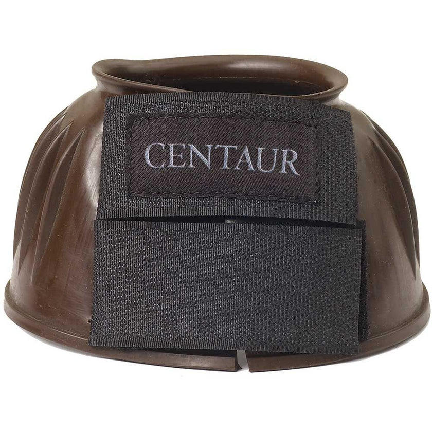 CENTAUR® PVC Ribbed Double Hook and Loop Bell Boots Brown