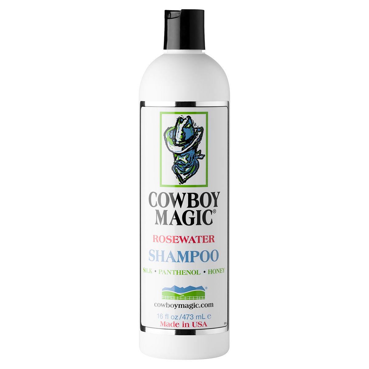 Cowboy Magic® Rosewater Shampoo 16 oz bottle