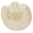 American Hat Makers Cattleman White Felt Cowboy Hat
with Cowboy Hat Band Top angle