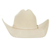 American Hat Makers Cattleman White Felt Cowboy Hat
with Cowboy Hat Band Back View